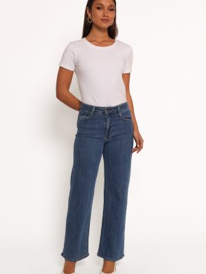 Just Black Uncut Straight Leg Jean - Dark Denim