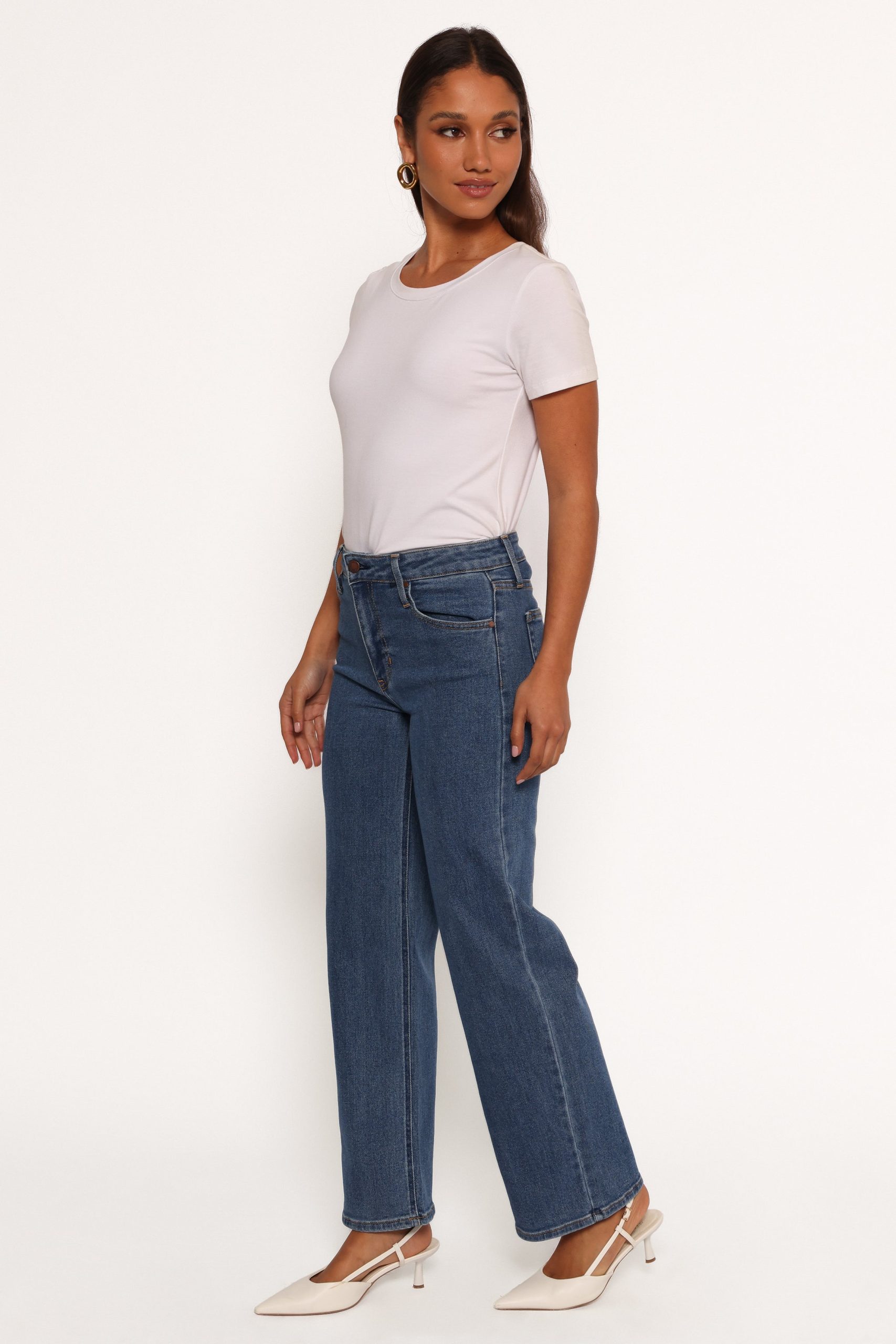 Just Black Uncut Straight Leg Jean - Dark Denim - Image 3