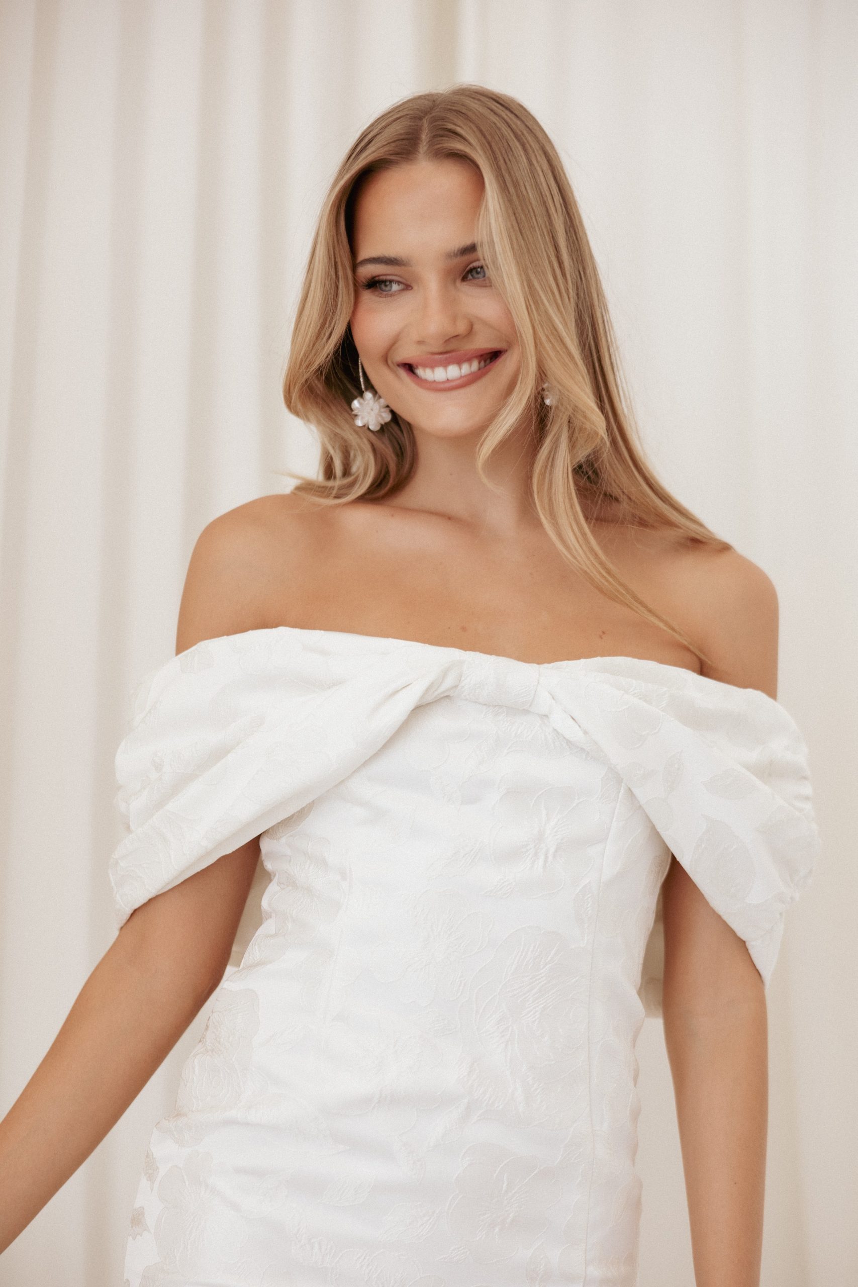 Kaeli Mini Dress - White - Image 8