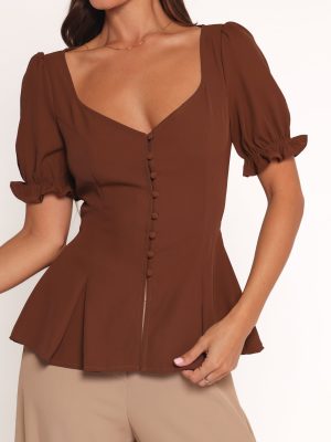 Kameran Top - Chocolate