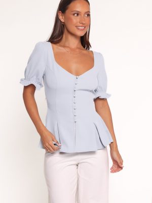 Kameran Top - Pale Blue