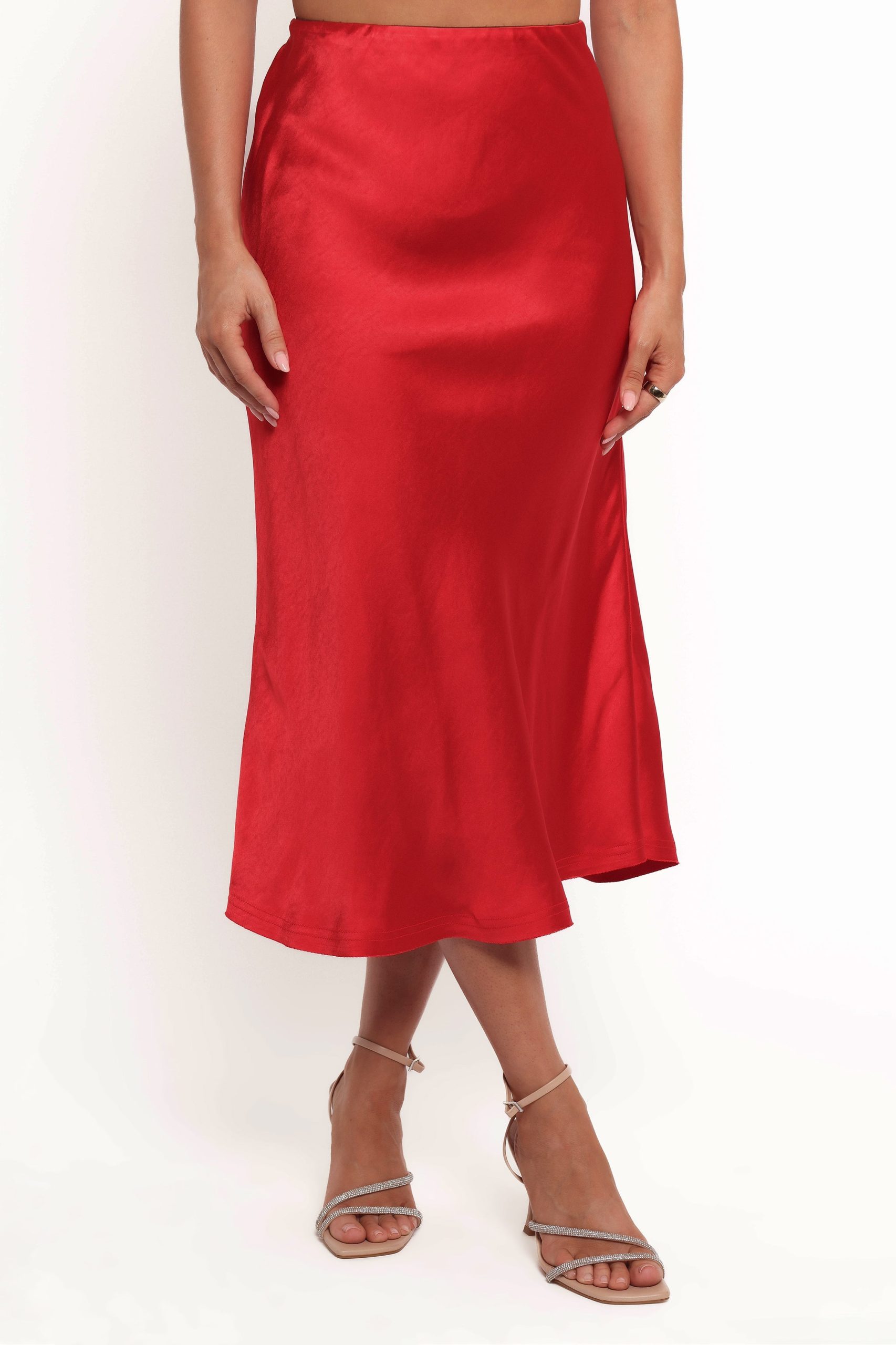 Karla Midi Skirt - Red - Image 2