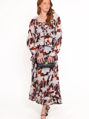 Kasey Maxi Dress - Blurred Floral