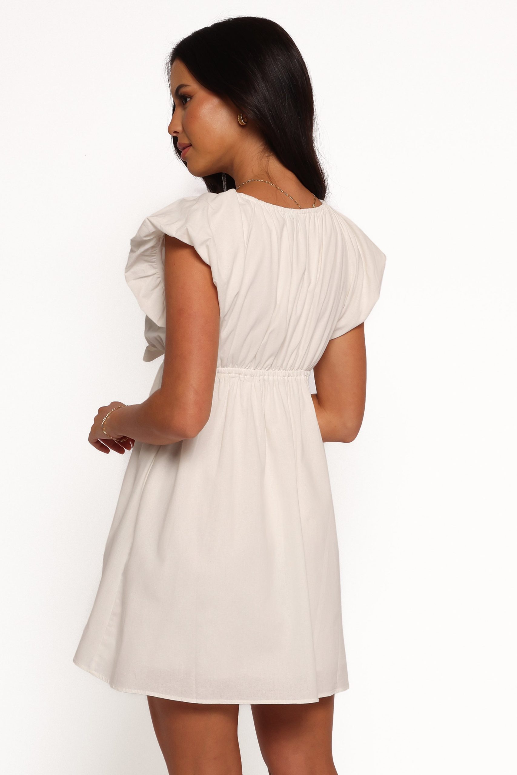 Kathy Mini Dress - White - Image 7