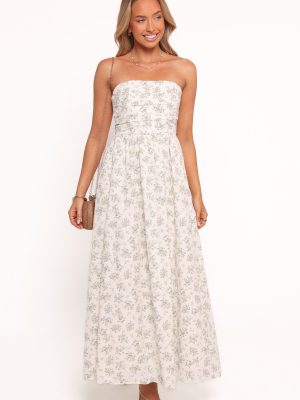 Kayt Strapless Dress - Floral
