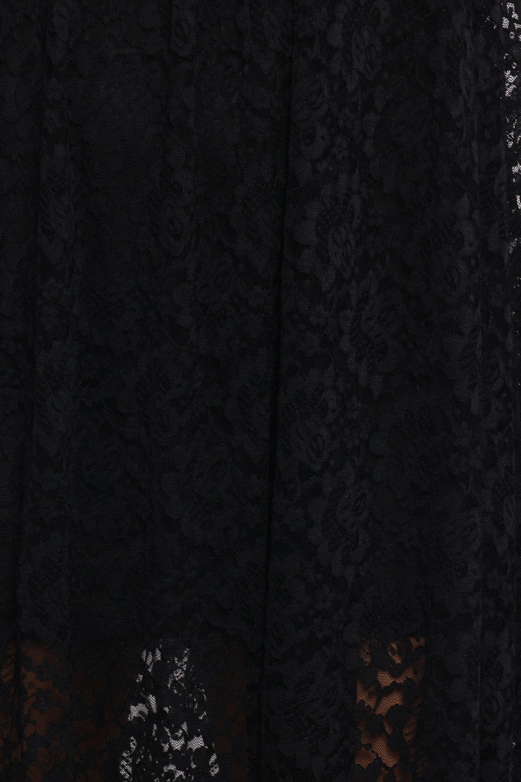 Davina Maxi Dress - Black Lace - Image 7
