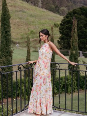 Keani Maxi Dress - Peony
