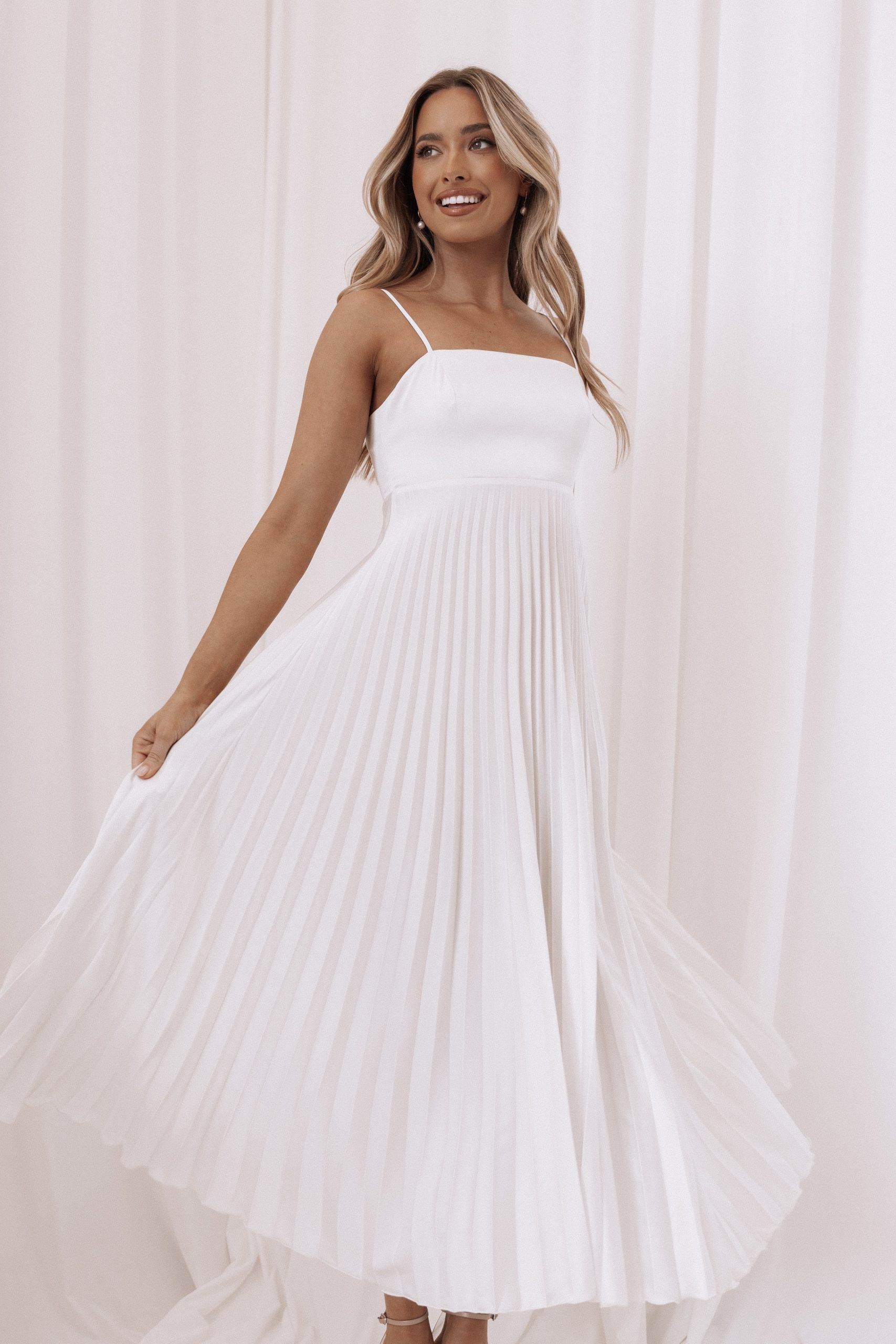 Keegan Maxi Dress - White - Image 2
