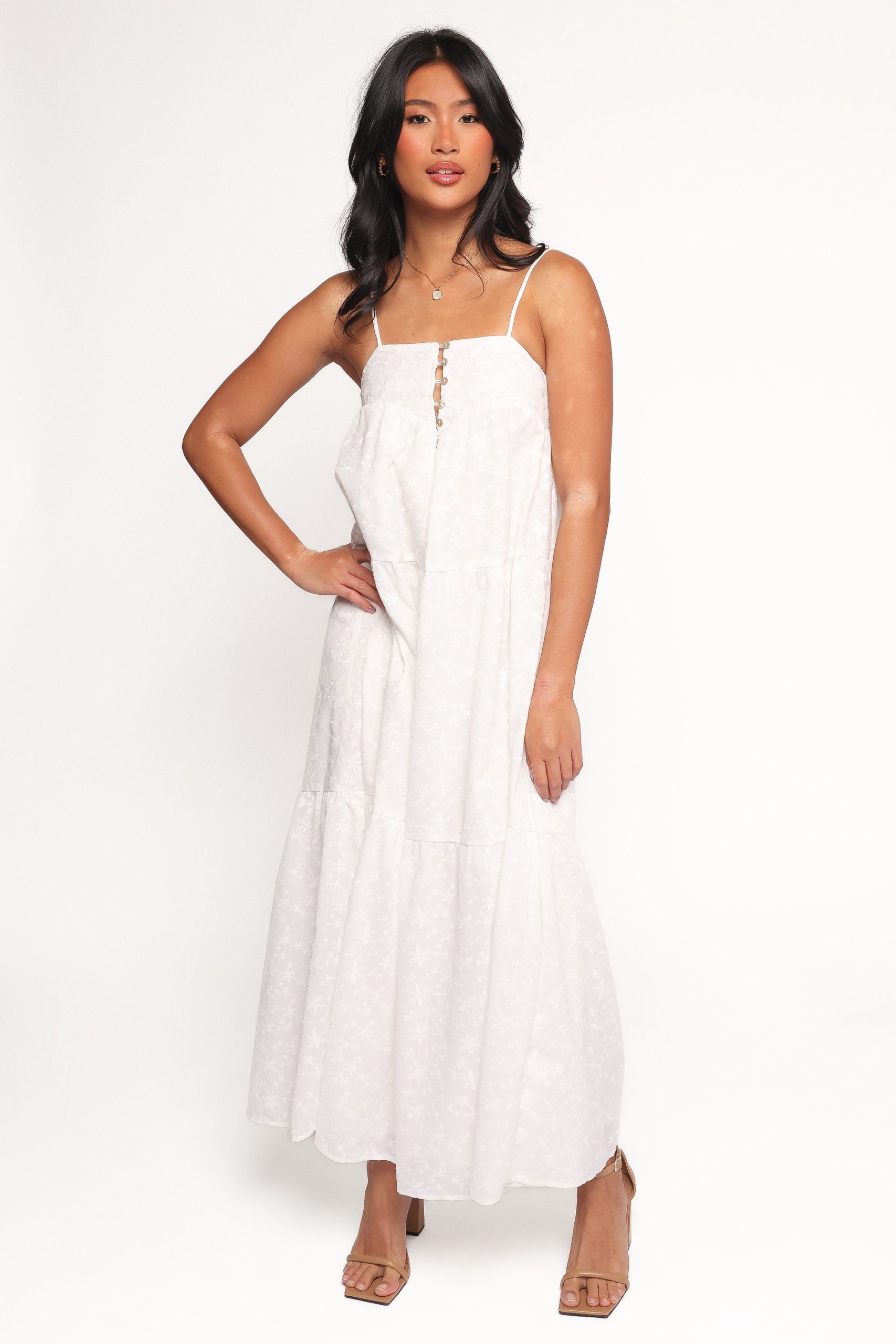 Kendal Maxi Dress - White - Image 2
