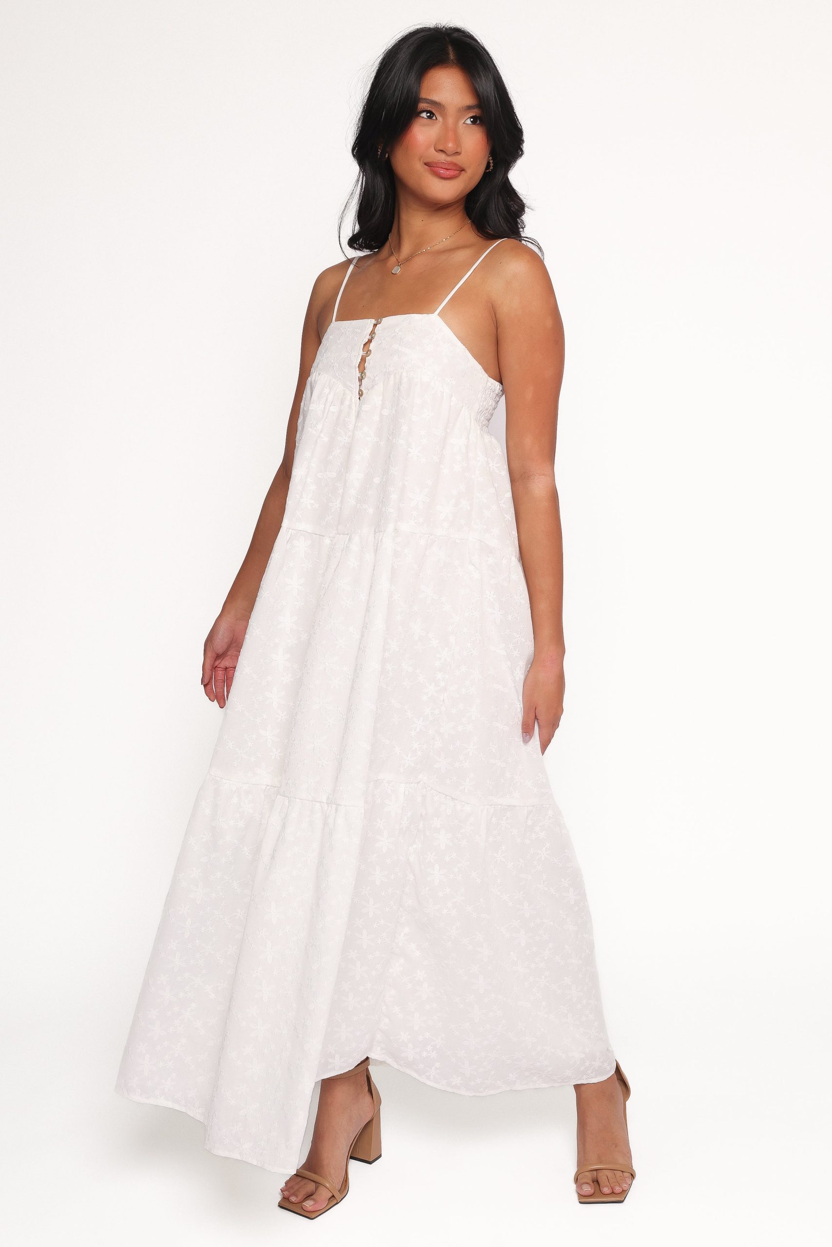 Kendal Maxi Dress - White - Image 8