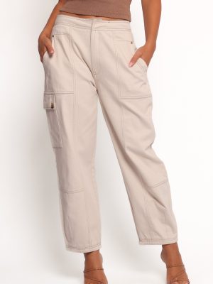 Kiah Cargo Pant - Ecru