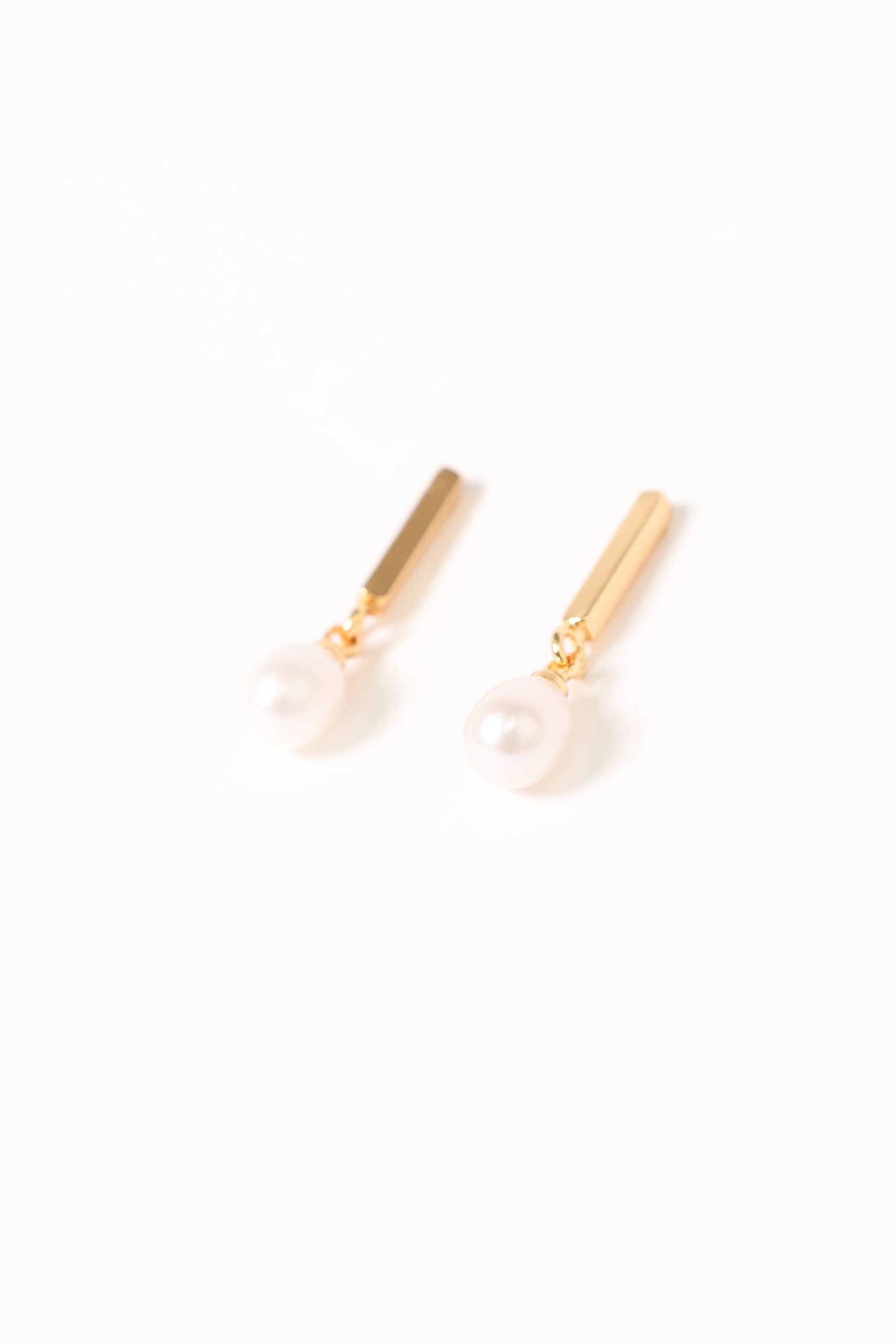Calista Earrings - Gold/Pearl - Image 3
