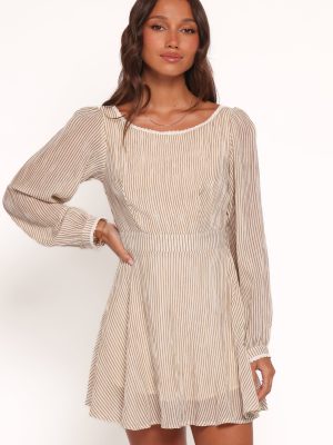 Kyra Long Sleeve Mini Dress - Stripe