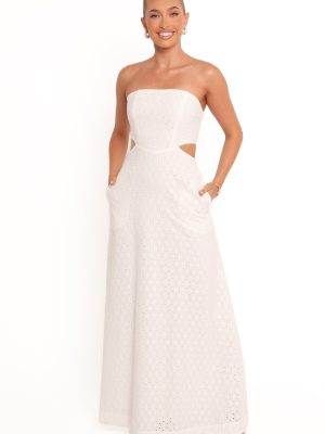 Laura Midi Dress - White