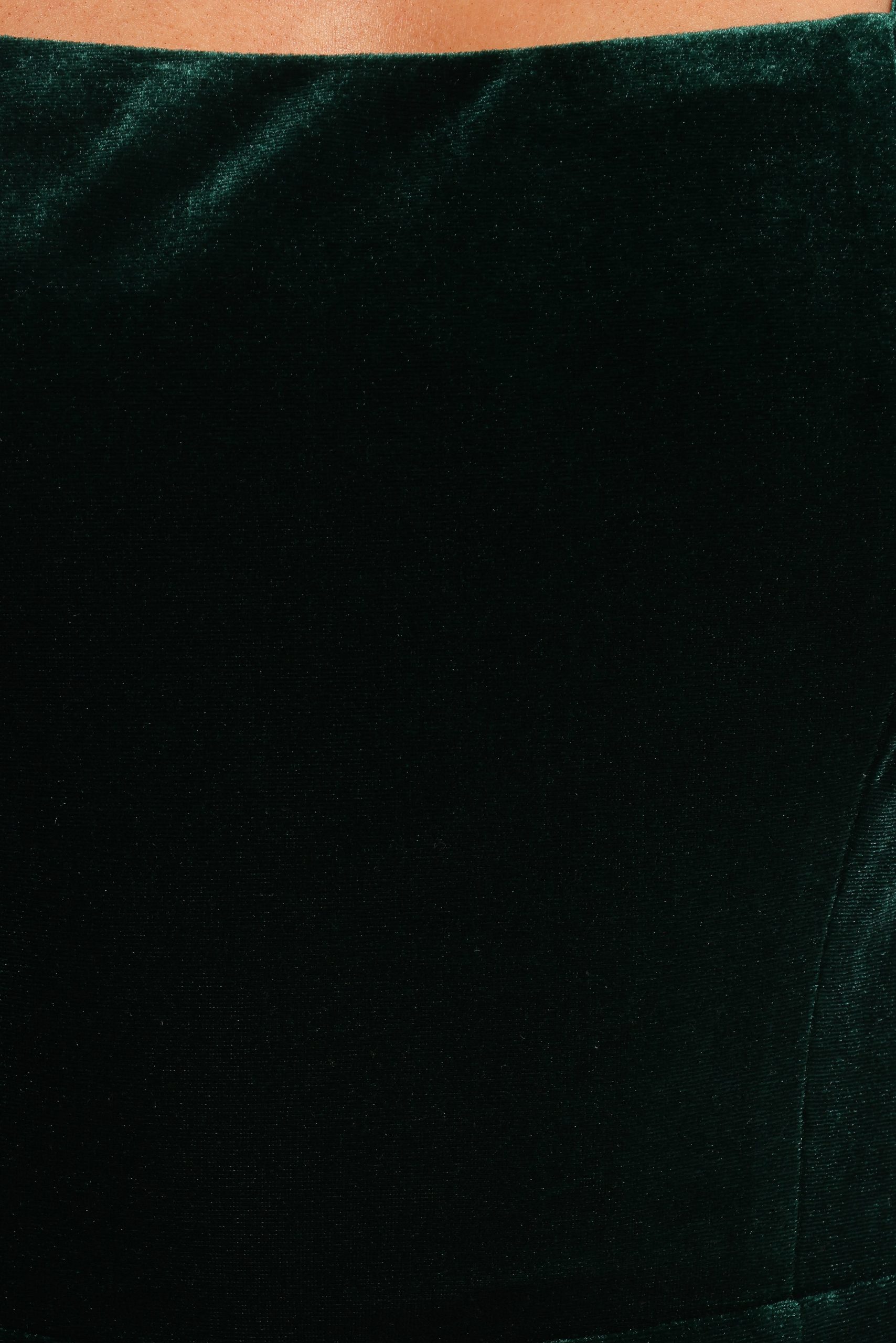 Laurel Velvet Midi Dress - Emerald Green - Image 6