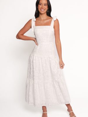 Lavinia Maxi Dress - White Floral