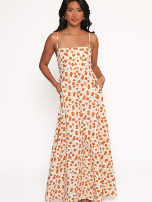 Leah Maxi Dress - Clementine Print