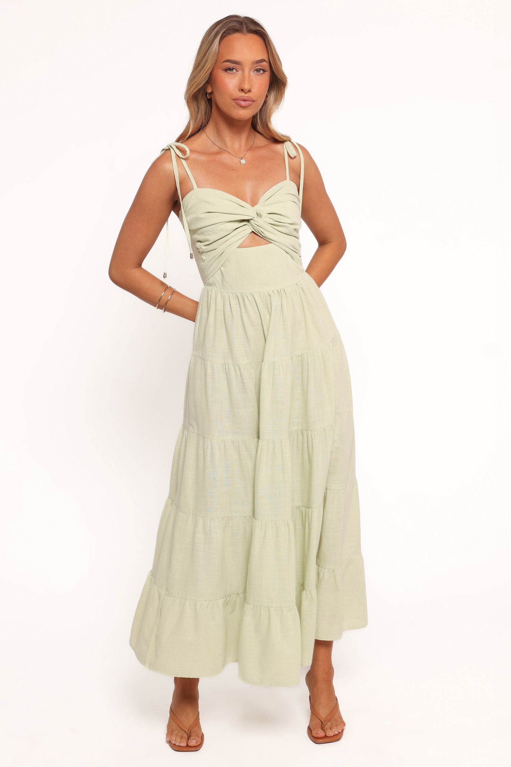 Lenny Maxi Dress - Sage - Image 5