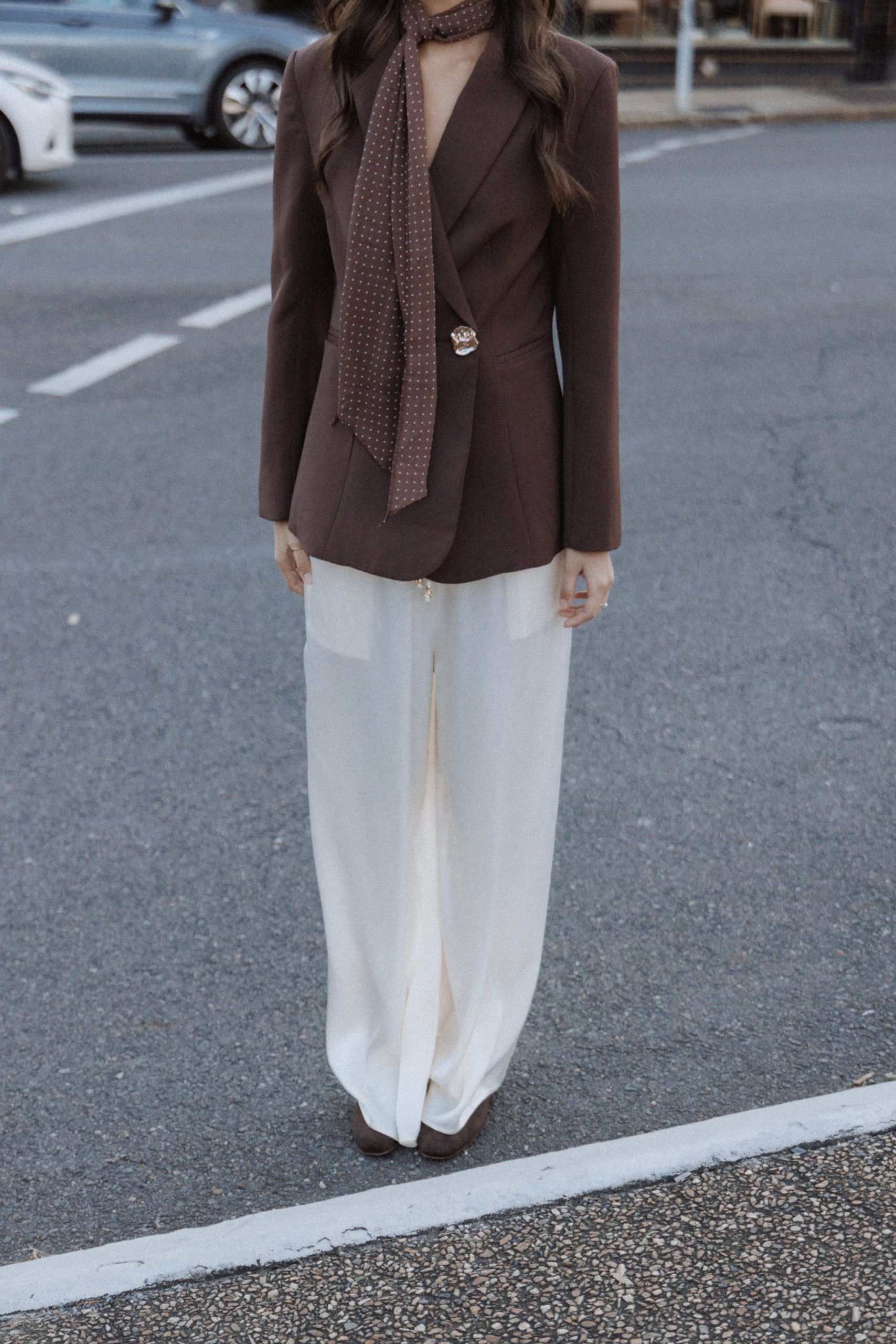 Leo Blazer - Chocolate Brown