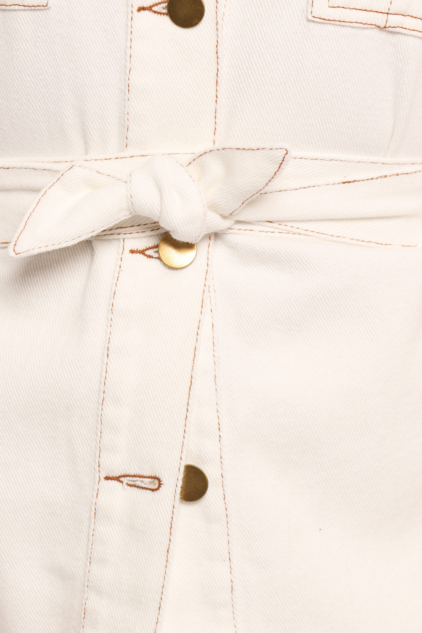Lepal Denim Shirt - White - Image 11