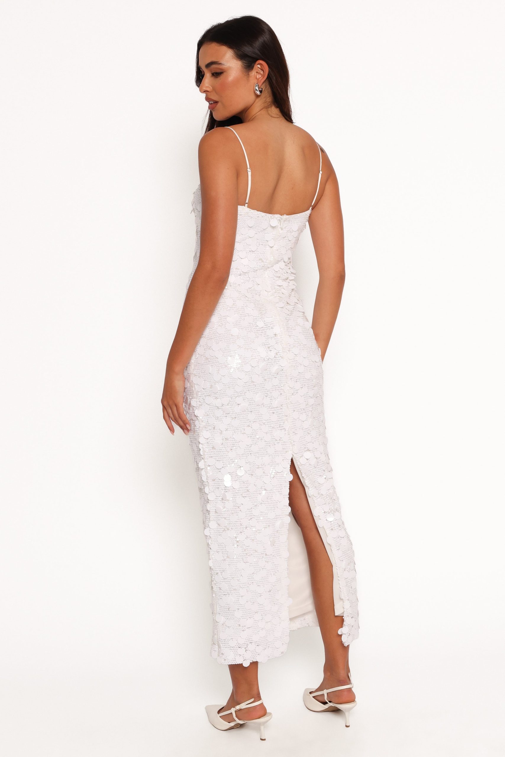 Letta Midi Dress - White - Image 4