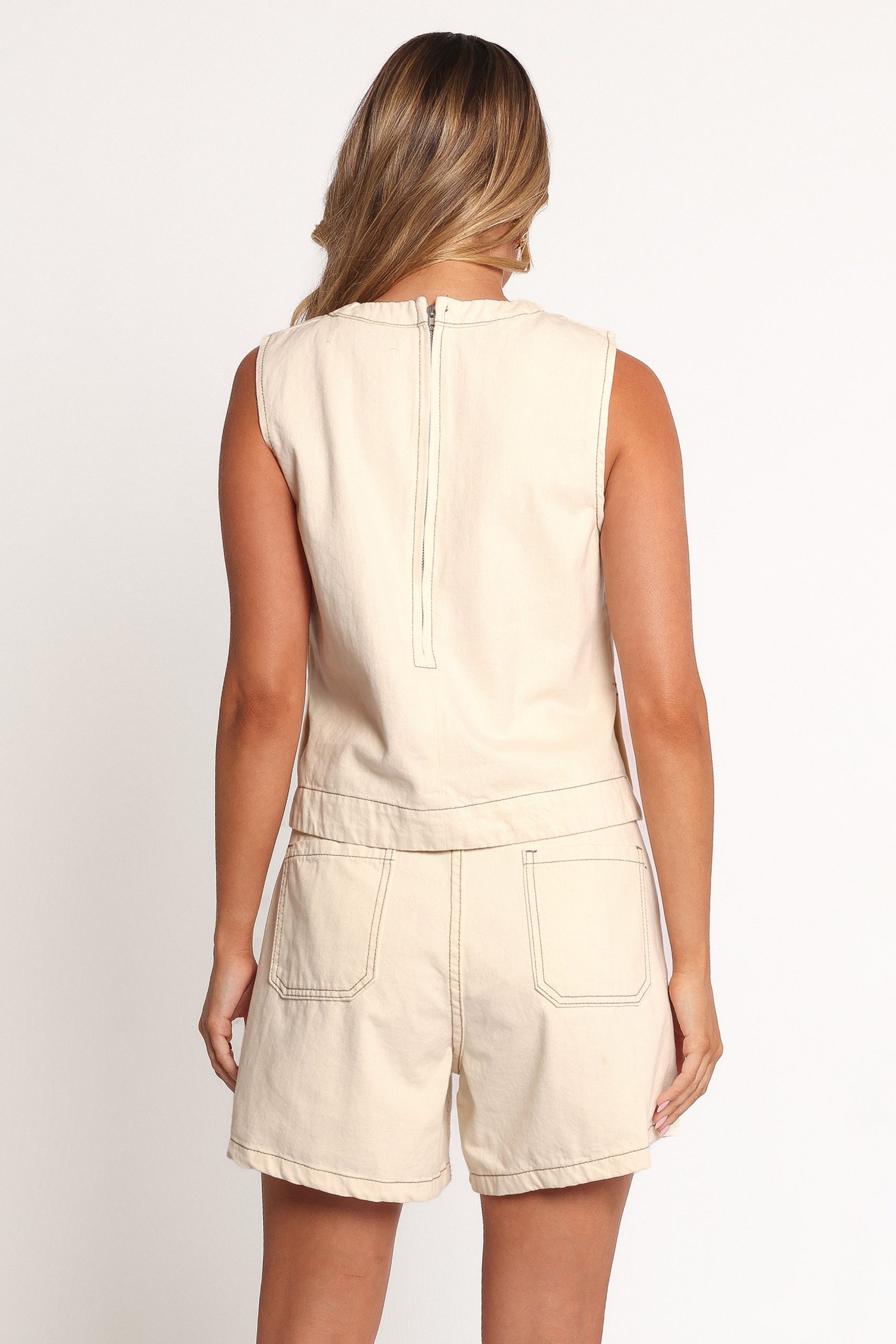 Levi Short - Ecru - Image 5