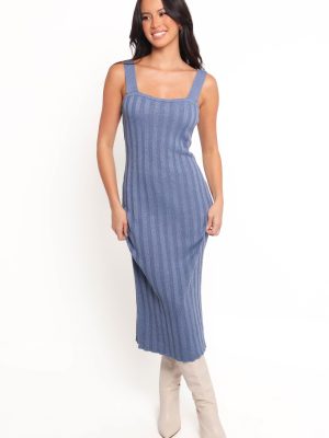 Lexah Midi Dress - Blue