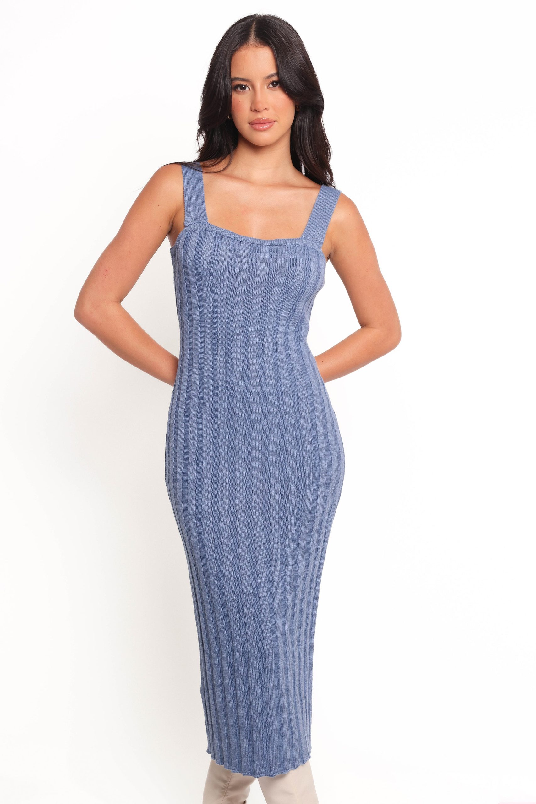 Lexah Midi Dress - Blue - Image 3