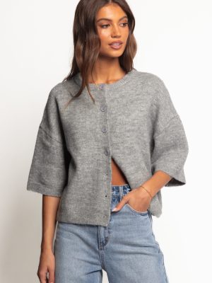 Lilith Knit Top - Grey