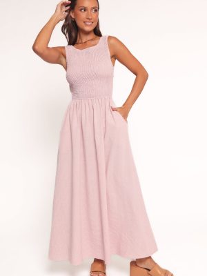 Lillie Maxi Dress - Pale Pink