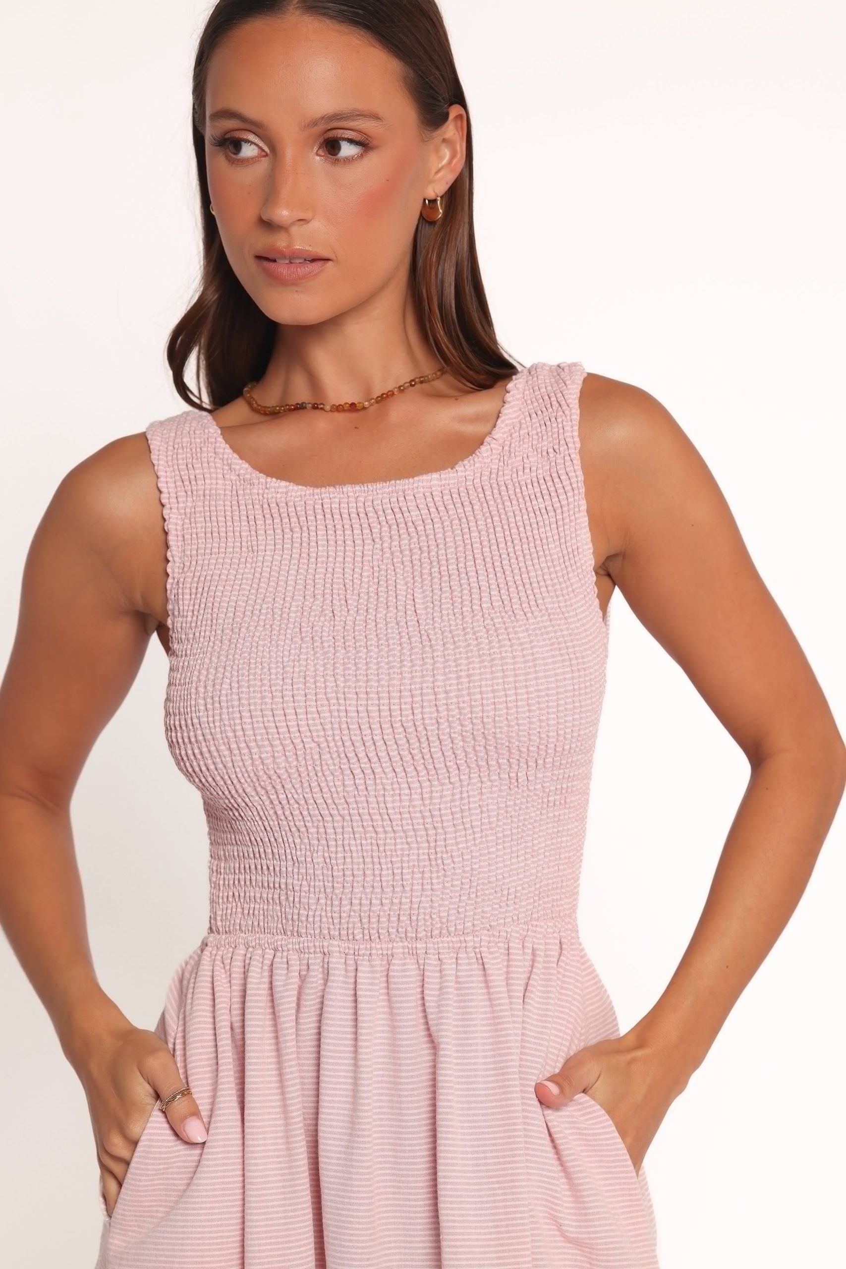 Lillie Maxi Dress - Pale Pink - Image 5