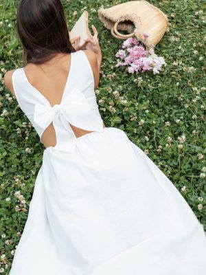 Lillie Maxi Dress - White