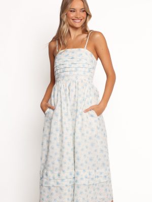 Lisette Midi Dress - Blue