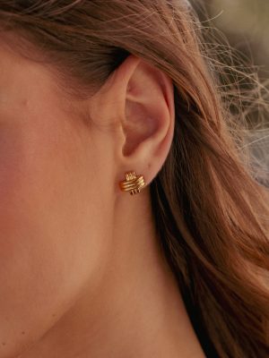 Lorna Earrings - Gold