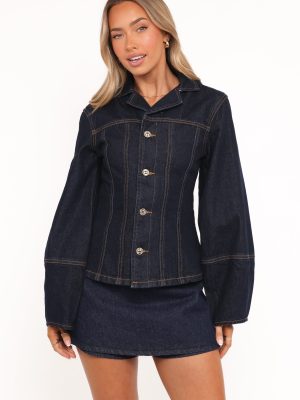 Luchia Denim Jacket - Dark Indigo