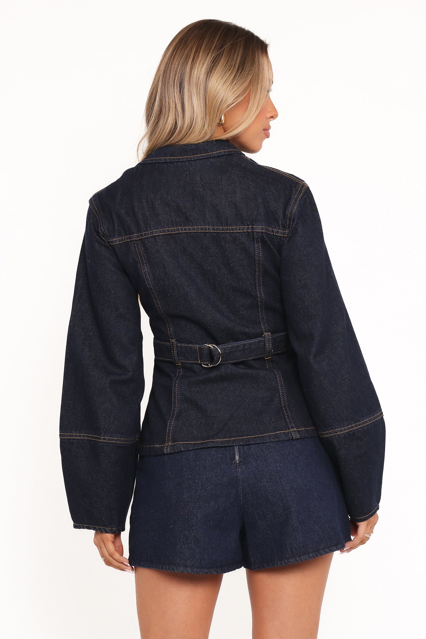 Luchia Denim Jacket - Dark Indigo - Image 4