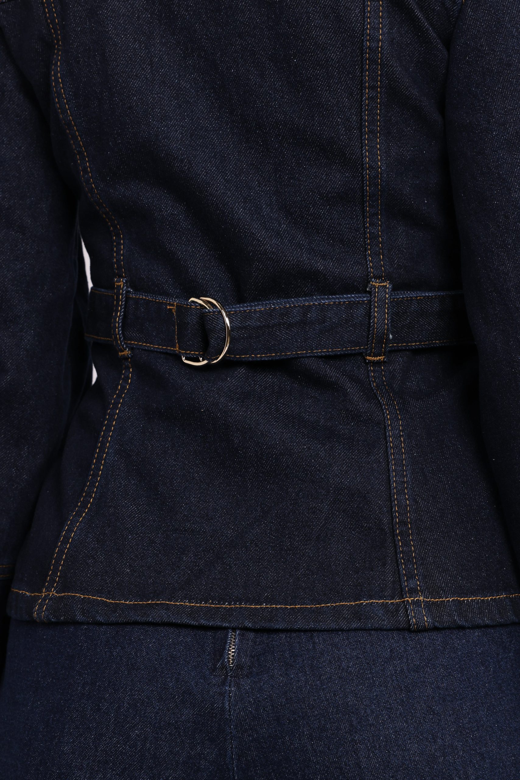Luchia Denim Jacket - Dark Indigo - Image 5