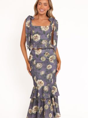 Luna Two Piece Set - Lavender Floral