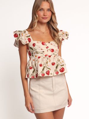 Lyric Ruffle Top - Mon Cheri