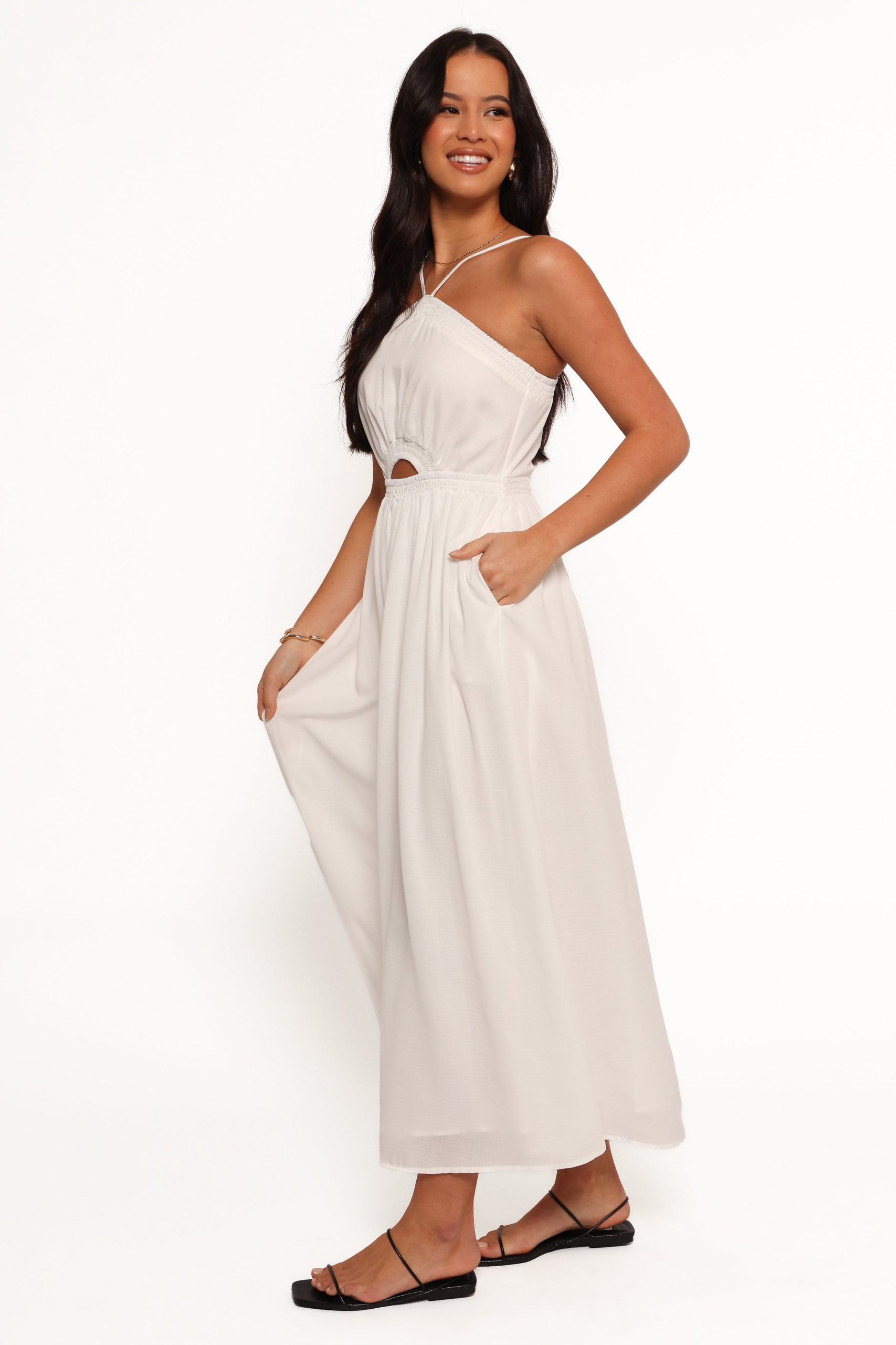 Madi Maxi Dress - White - Image 5