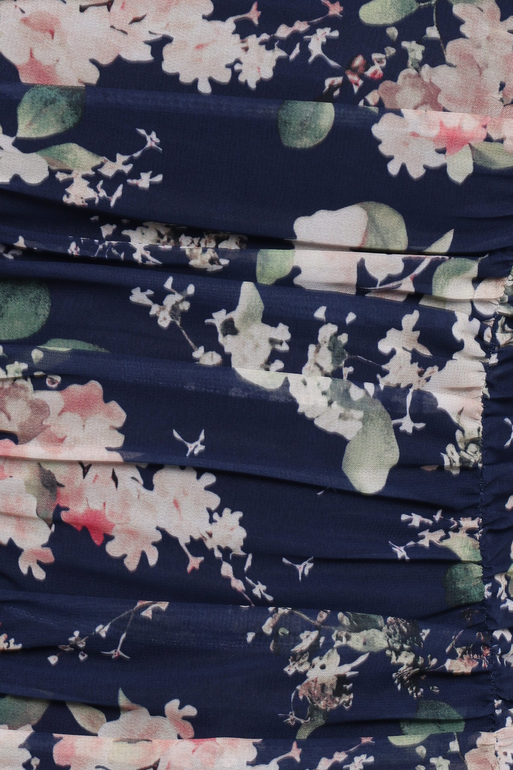 Maia Long Sleeve Top - Navy Floral - Image 7