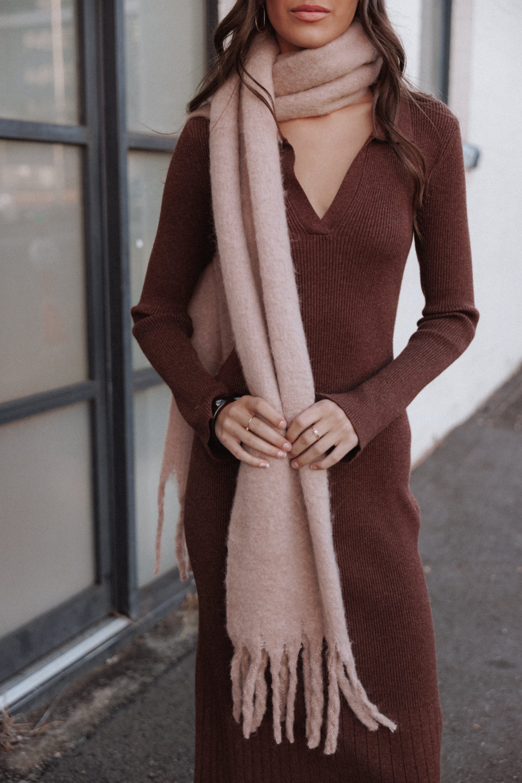Nova Scarf - Taupe - Image 2