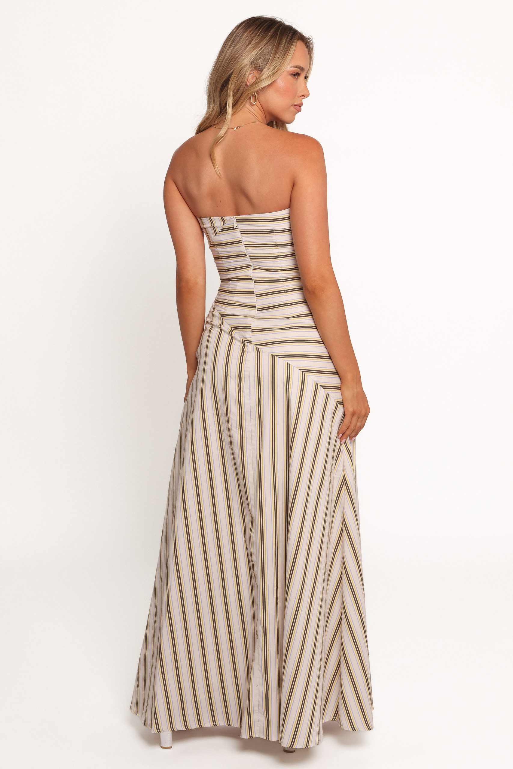 Maliah Maxi Dress - Vory Stripe - Image 4