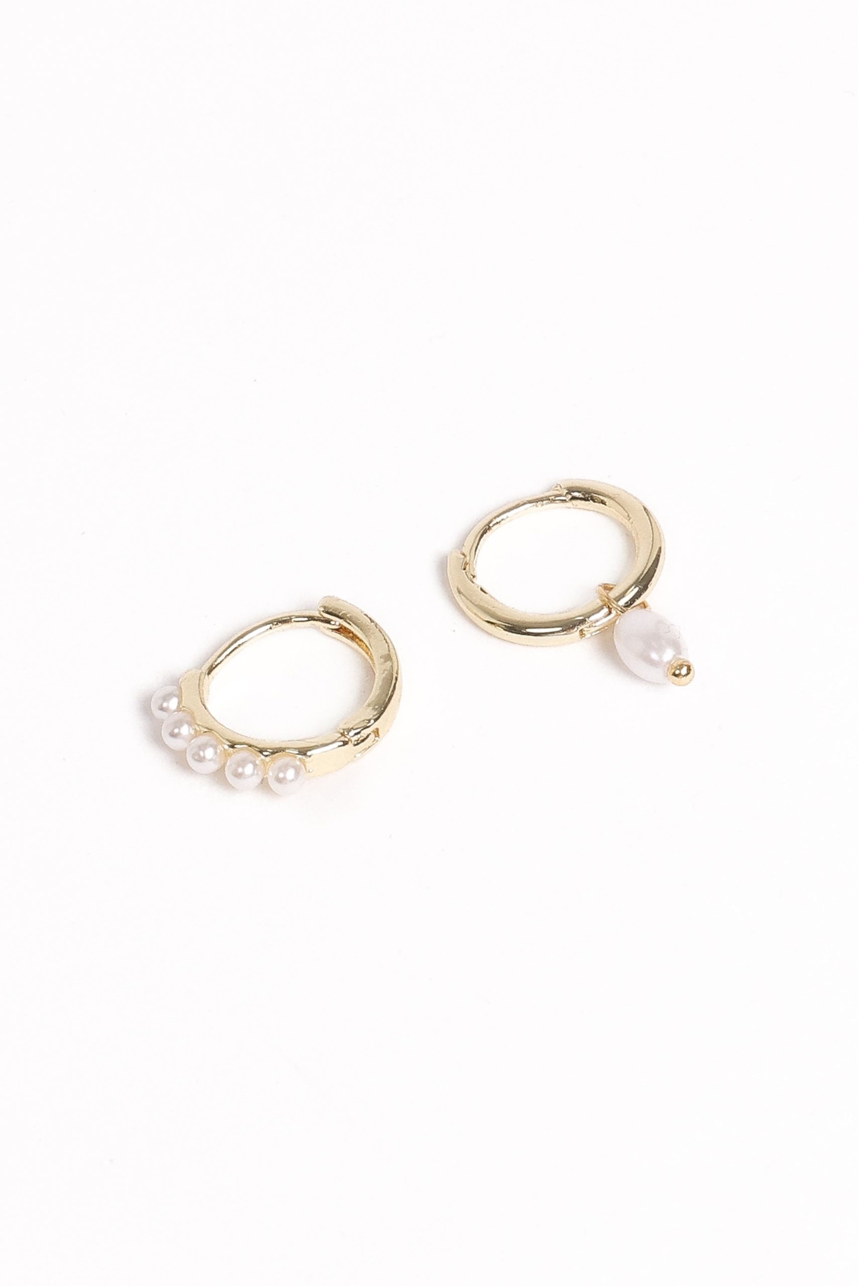 Maracuja Earring Set - Gold/Pearl - Image 2