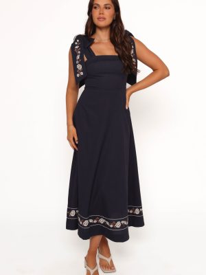 Marcella Midi Dress - Navy