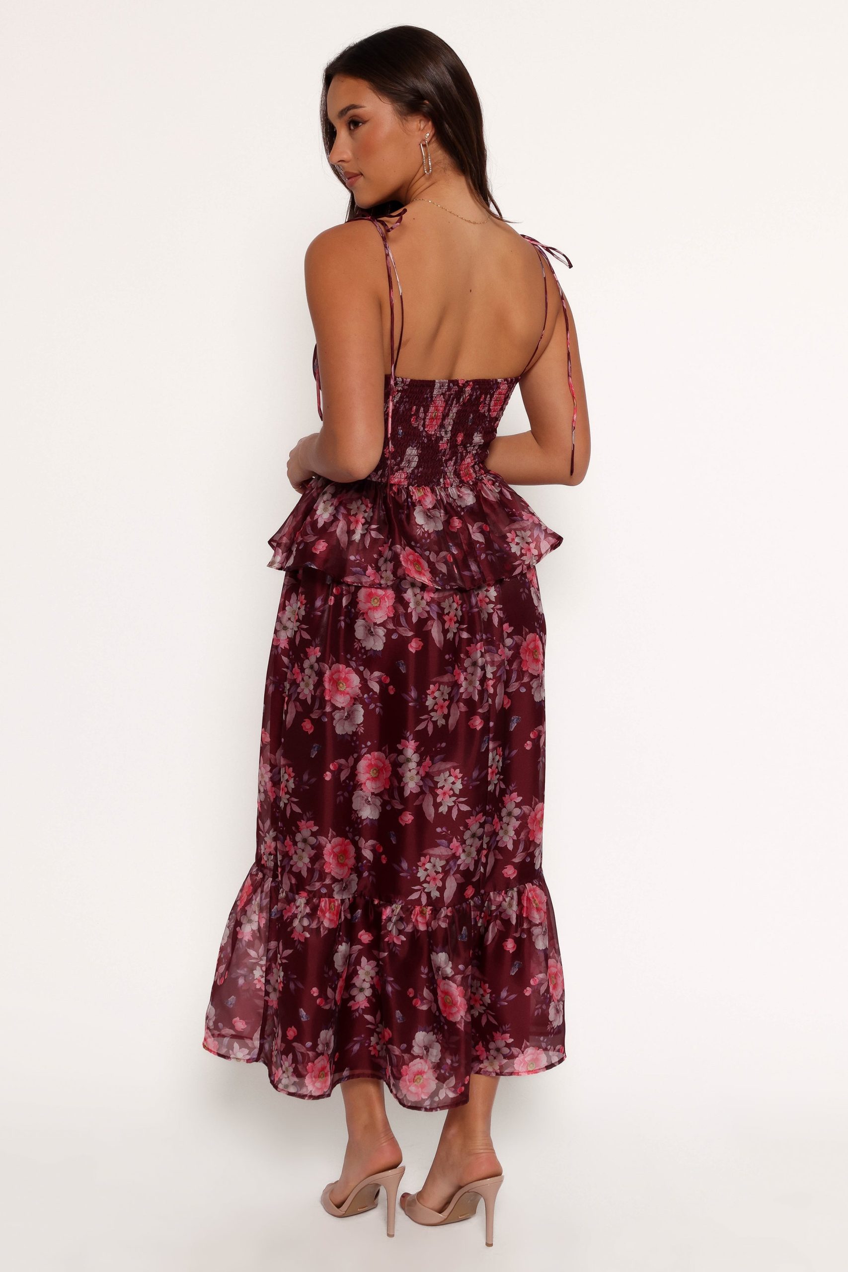 Mazy Midi Dress - Purple/Magenta - Image 2