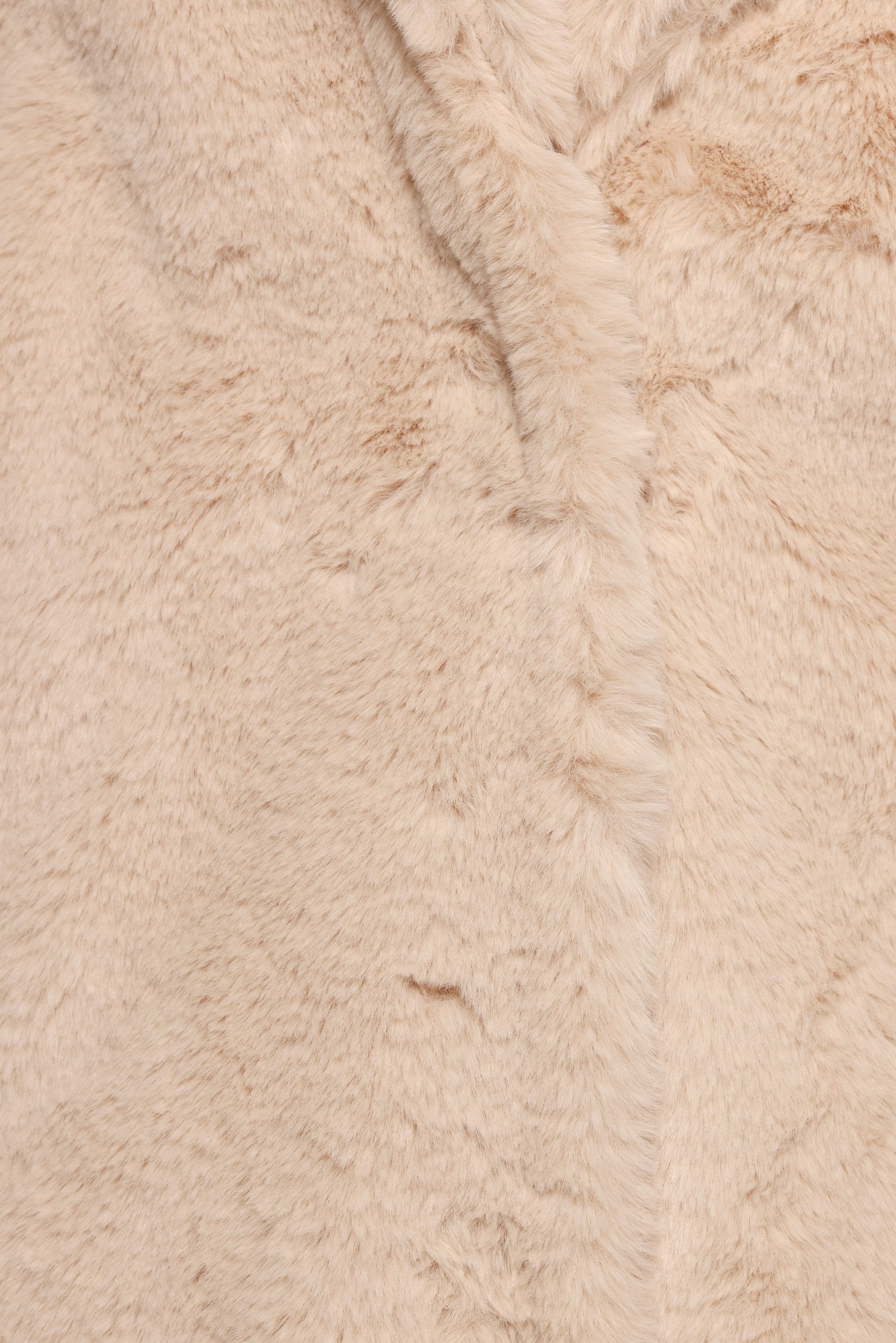 Meeka Faux Fur Jacket - Beige - Image 9