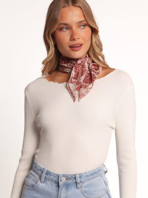 Melanie Scarf - Red Floral