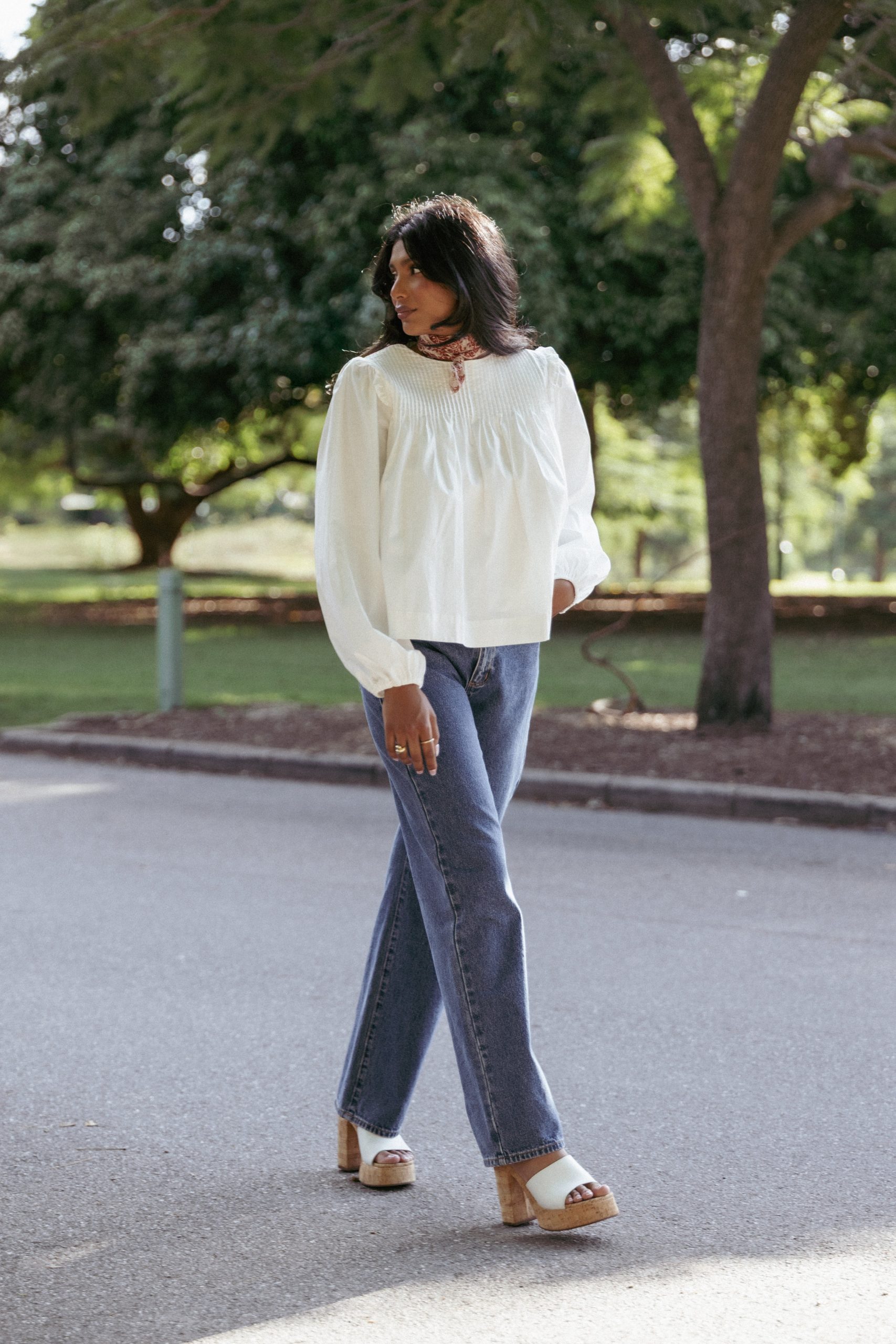 Melba Blouse - White - Image 9