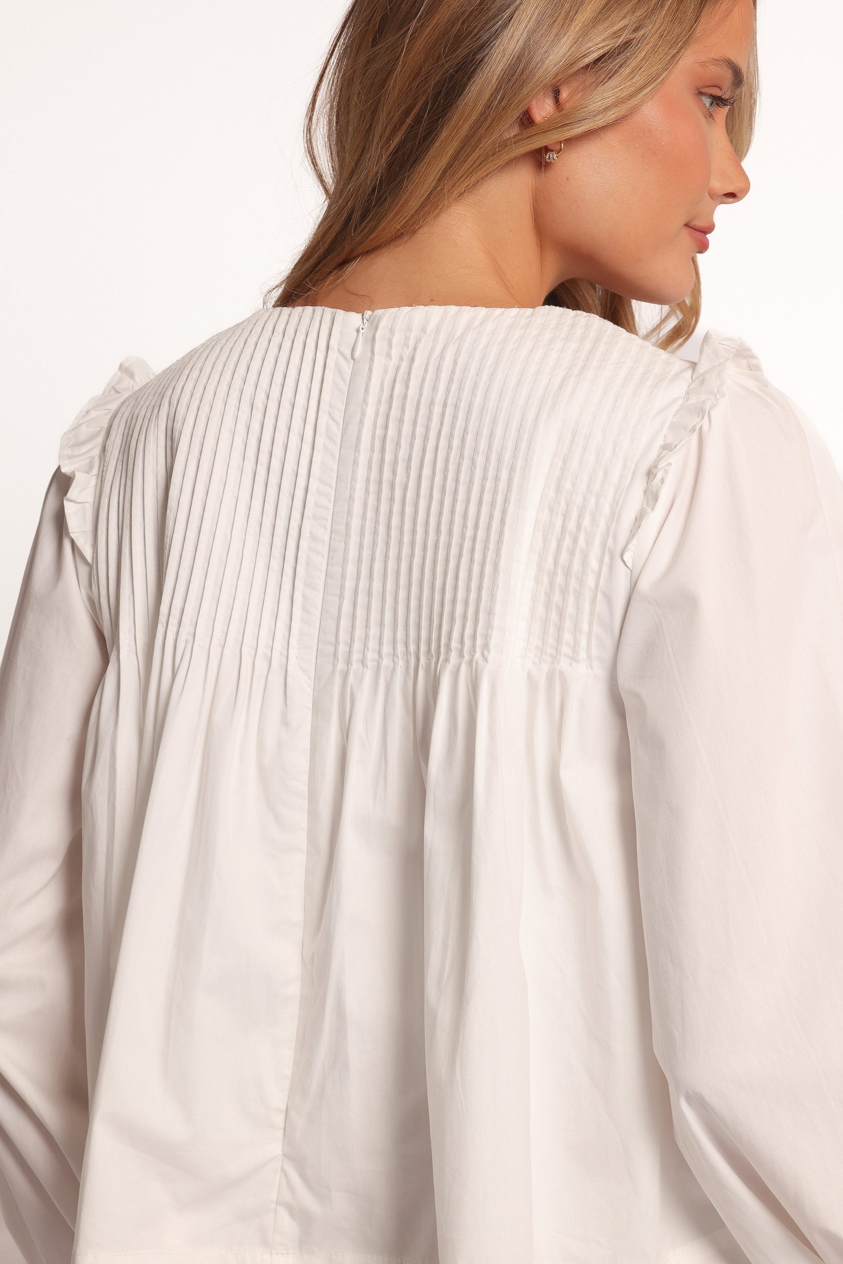 Melba Blouse - White - Image 3